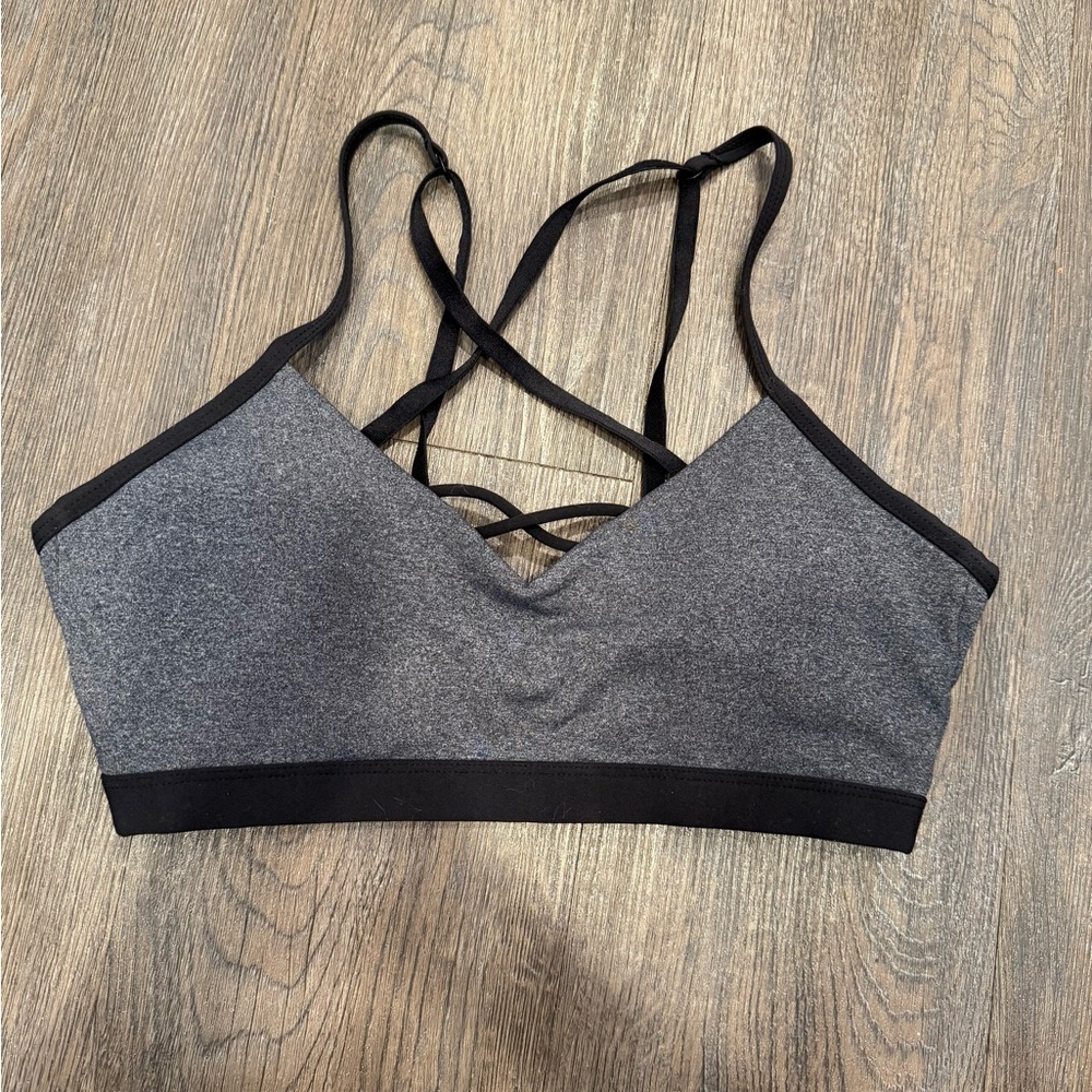 Women’s Afriel & Tabbris Gray Sports Bra Size Medium